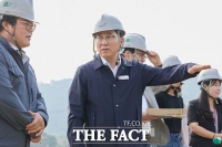  박경귀 아산시장, ‘신정호 지방정원 조성 사업’ 현장 점검