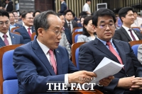  추경호 '野, 여의도 대통령 李 방탄에만 정신 팔려…거부권 요구할 것'