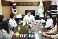  김성제 의왕시장, 내년 개교 내손중·고교 관련 학부모 의견 청취  