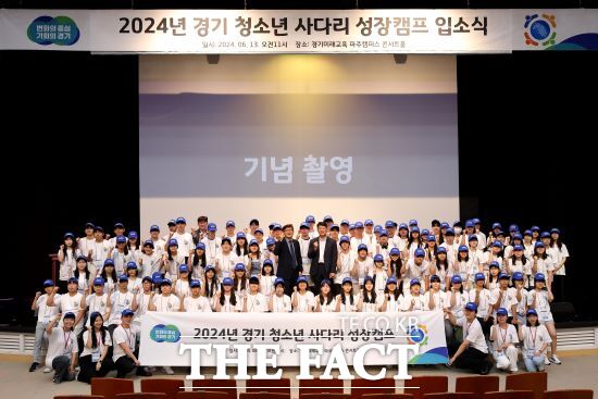 경기도와 경기도평생교육진흥원은 지난 13~16일 경기미래교육파주캠퍼스에서 ‘경기청소년 사다리 성장캠프’를 진행했다고 밝혔다./경기도