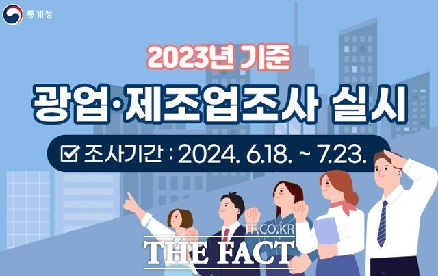 2023년 기준 서산시 광업·제조업 조사 홍보물. / 서산시.