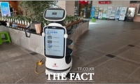  도로공사 대전충남본부·HBPAY, 이동로봇 활용 교통안전 캠페인