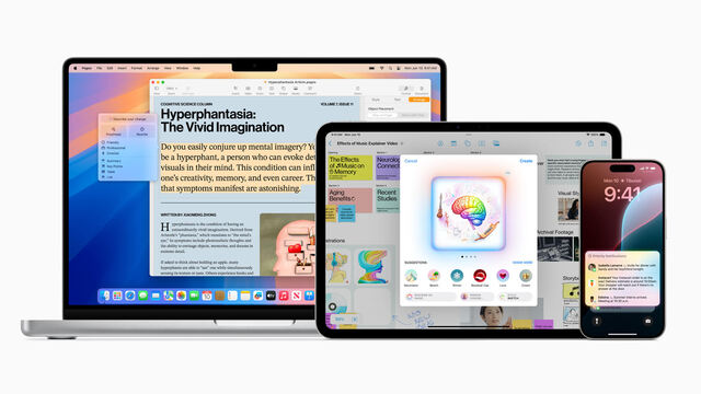 애플은 10일(현지시간) WWDC24 행사를 통해 애플 인텔리전스를 결합한 AI 비서 서비스 시리의 대대적인 변화를 발표했다. /애플