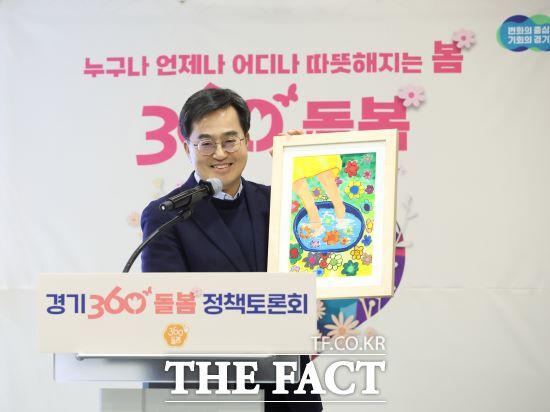 민선 8기 경기도는 돌봄 사각지대 해소를 위해 ‘360도 돌봄’을 추진 중이다. 김동연 경기도지사는 “돌봄의 빈 곳을 360도 전부 채우고 싶다. 그래서 의욕적으로 이와 같은 돌봄 정책 패키지를 내게 됐다”고 밝혔다./경기도