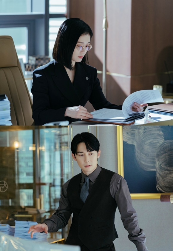 배우 장나라(위)와 김준한이 SBS 새 금토드라마 굿파트너에서 특별한 선후배 관계성을 그린다. /SBS