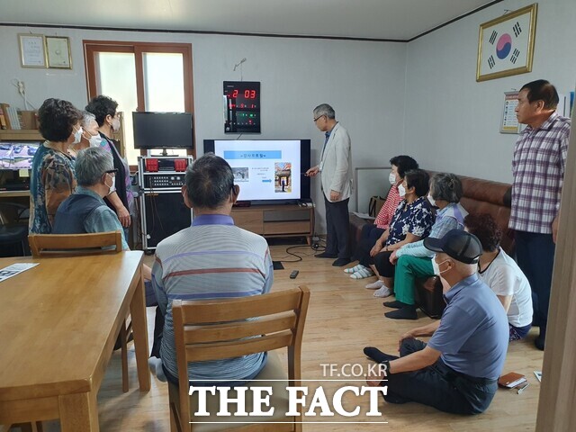 지난해 당진시 고령자 교통사고 예방 교육 장면. /당진시