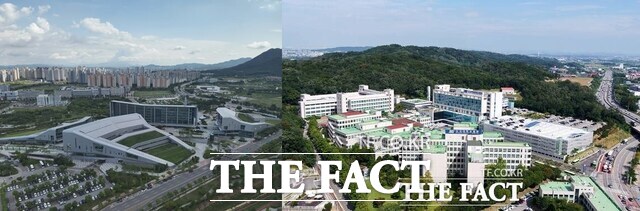 충남도와 단국대가 공동으로 참여한 컨소시엄이 보건복지부 주관 ‘2024년도 제2차 보건의료기술 연구개발 사업’에 최종 선정됐다. 왼쪽부터 충남도청, 단국대학교병원. /더팩트 DB