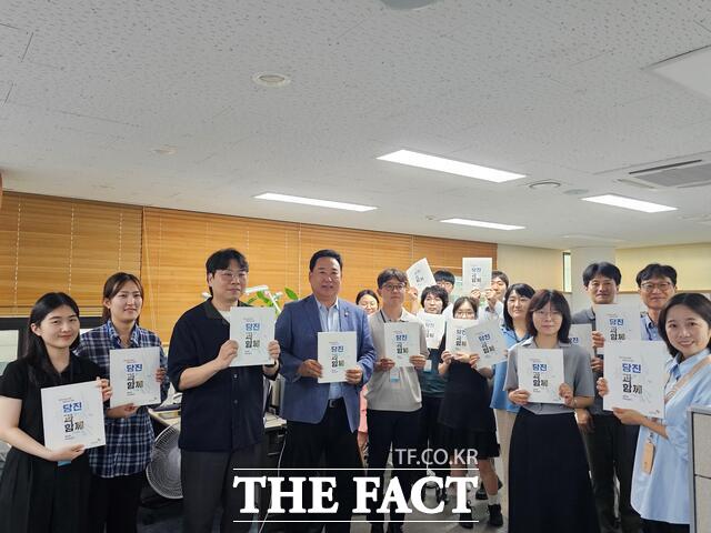 23일 어기구 의원이 서울 소재 해양환경공단 등 해양수산 공공기관을 방문해 당진 유치 홍보 활동을 벌였다. /어기구 의원실