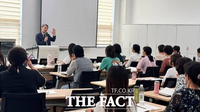 충남교육청이 충남교육청안전수련원에서 Wee프로젝트 역량강화 직무연수를 진행하고 있다. /충남교육청