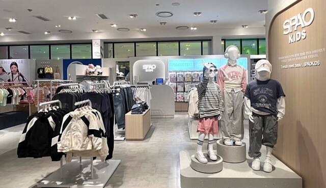 스파오키즈 신세계백화점 광주점 매장 전경 /이랜드월드