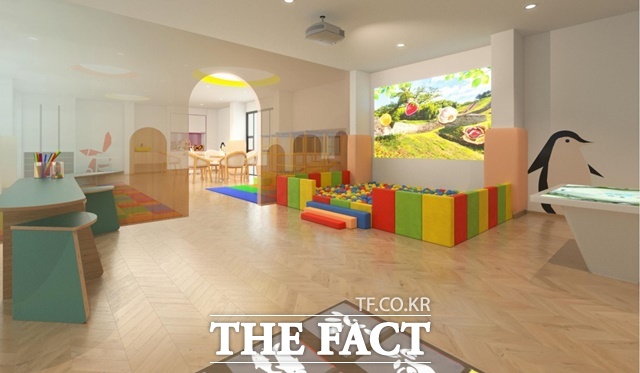 하동군이 공설시장 내 키즈카페를 조성한다./하동군