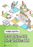  국세청, '주식 양도소득세 자주 실수하는 사례' 제작·게재