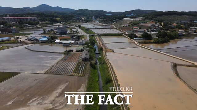 당진시 순성면 주동천 전경. /당진시