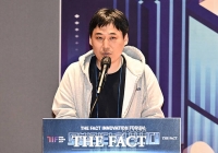  더팩트 포럼에서 '선박자율운항' 관련 특강하는 한대용 HD현대 아비커스 팀장 [TF사진관]