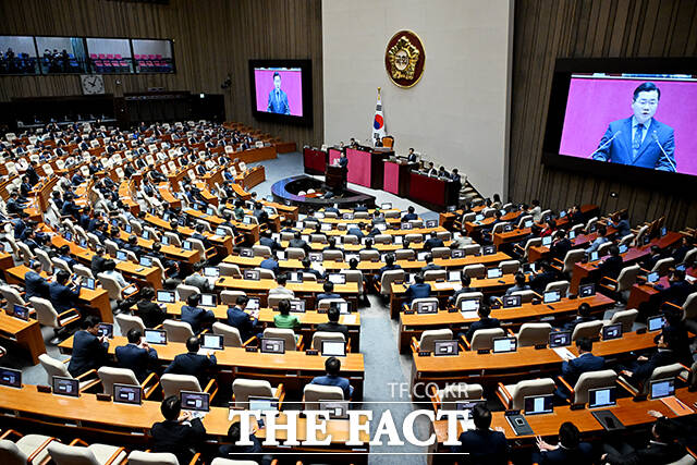 22대 국회 첫 교섭단체 대표연설