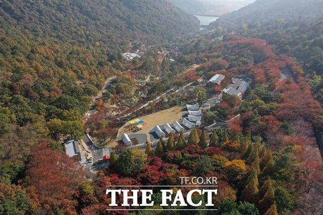 진주 월아산자연휴양림 모습/진주시