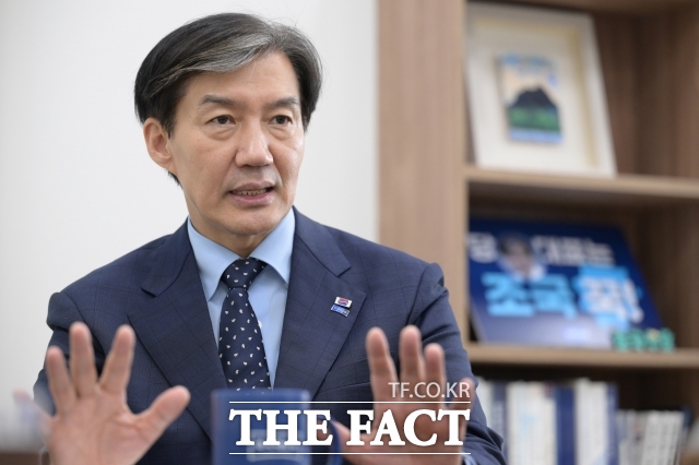 조국 조국혁신당 대표는 9일 무도하고 무책임하고 무능한 윤석열 정권은 나라를 더 망치기 전에 종식돼야 한다고 강조했다. /남윤호 기자