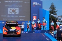  현대차 월드랠리팀, 2024 WRC 그리스 랠리 1·2·3위 '싹쓸이'
