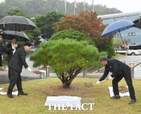  시 승격 21주년 양주시, 기념식수 행사 개최…소나무 품종 ‘반송’ 식재