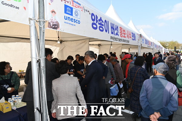 지난해 펼쳐진 제1회 양송이·표고버섯 축제’ 전경. /부여군