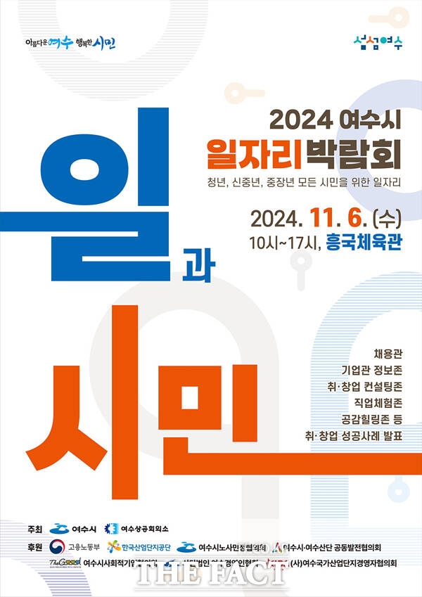 ‘2024 여수시 일자리 박람회’ 포스터./여수시