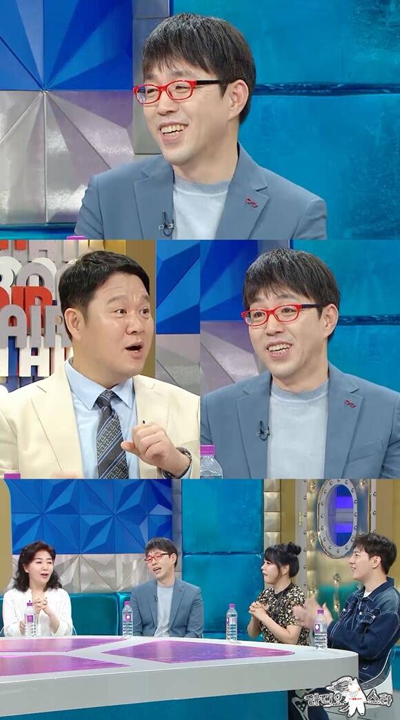 영화 평론가 이동진(맨 위)이 최근 비겁핑이라는 별명이 생겼다고 말한다. /MBC