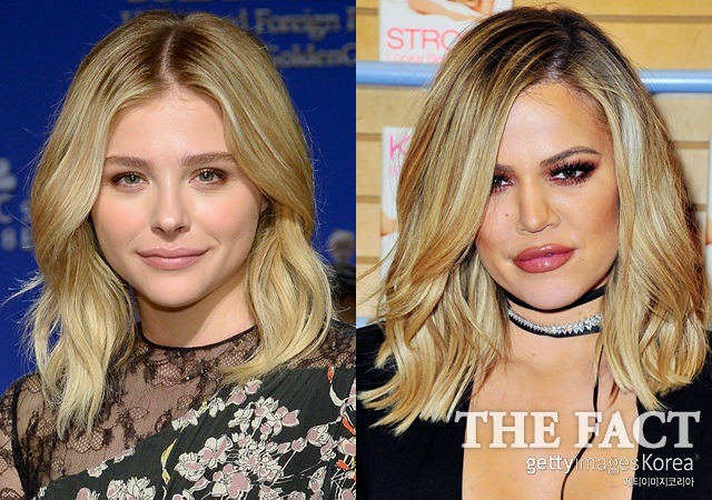 클로이 모레츠와 클로이 카다시안. 클로이 모레츠(왼쪽)와 클로이 카다시안이 트위터를 통해 설전을 벌였다. /캘리포니아(미국)=게티이미지