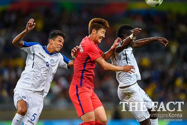 한국 4강행 실패! 신태용호가 14일 열린 2016 리우데자네이루 올림픽 남자축구 8강전에서 온두라스에 0-1로 졌다. / 벨루오리존치(브라질)=게티이미지