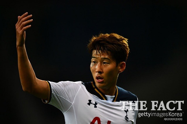 손흥민 시즌 2호 도움! 손흥민이 시즌 2호 도움을 작성한 토트넘이 2일 맨시티전에서 2-0으로 앞선 채 전반을 마쳤다. / 게티이미지