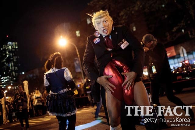 웃음 거리로 전락한 공화당 도널드 트럼프 미국 대선 후보