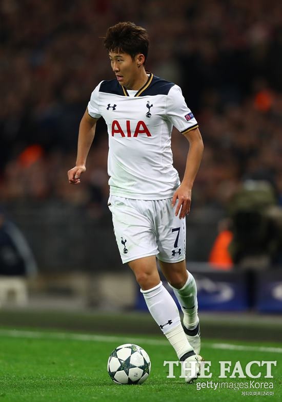 손흥민, 챔피언스리그 토트넘-레버쿠젠전 침묵! 손흥민이 토트넘-레버쿠젠 챔피언스리그 경기에서 공격포인트를 올리지 못했다. /런던=게티이미지