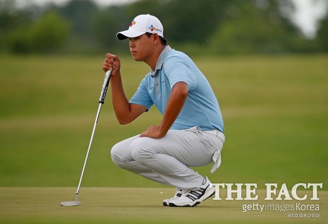 김시우, 선두와 3타 차! PGA 메이저대회 우승 찬스. 김시우가 올 시즌 PGA 두 번째 메이저대회 US 오픈 3라운드에서 단독 6위에 올랐다. /위스콘신(미국)=게티이미지