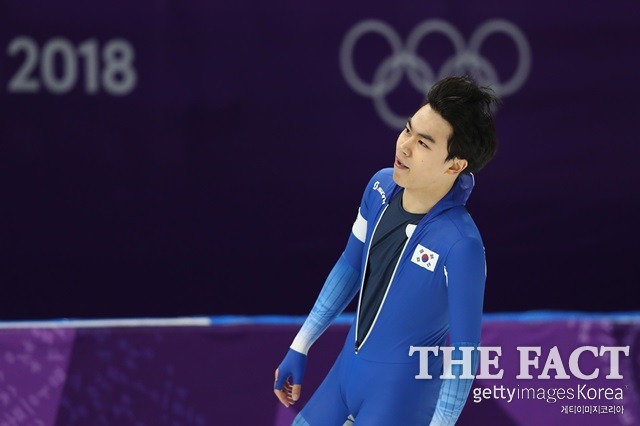 김민석 해냈다! 김민석이 2018 평창올림픽 남자 스피드스케이팅 1500미터에서 3위에 오르며 아시아 선수 최초로 이 종목 올림픽 메달 주인공이 됐다. /강릉=게티이미지