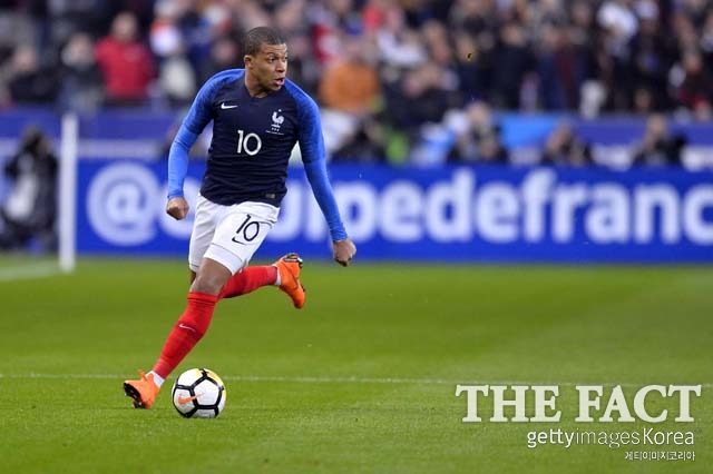 프랑스의 희망 음바페가 2018 러시아 월드컵에서 어떤 활약을 보일지 주목된다. /게티이미지