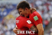  [스웨덴 잉글랜드] 매과이어 헤더 선제골! 잉글랜드 1-0 리드(전반 종료)