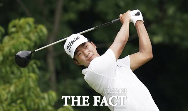 마이클 김은 PGA 첫 정상의 기쁨과 함께 오는 19일 열리는 메이저대회 디오픈 출전권도 챙겼다. /실비스(미국)=AP.뉴시스