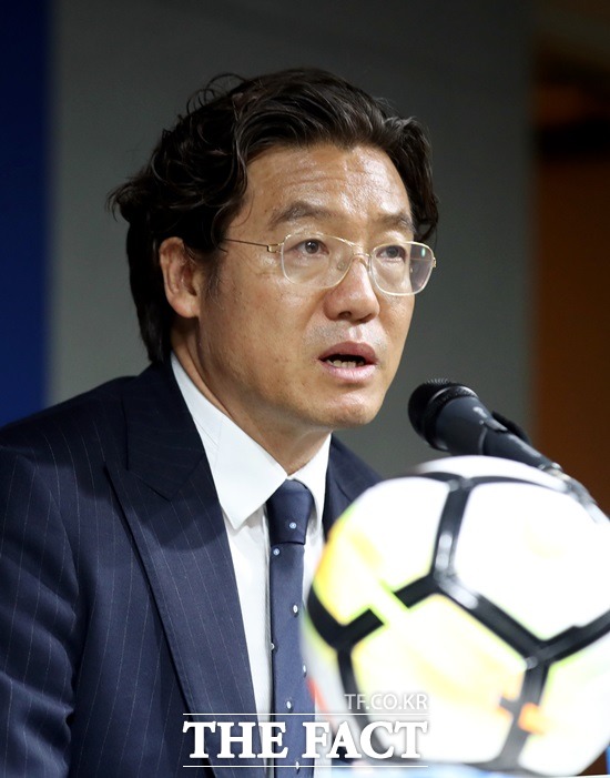 김판곤(사진) 대한축구협회 국가대표감독 선임위원장은 신임 축구 대표팀 감독으로 파울로 벤투 전 포르투갈 대표팀 감독을 내정했다. /뉴시스