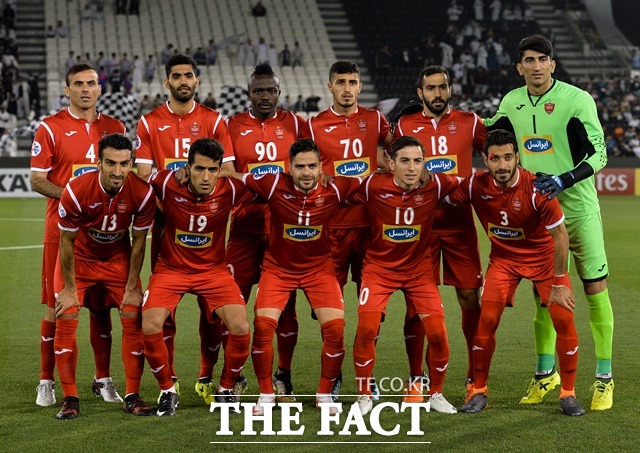 2018 아시안게임에 출전한 이란 대표팀(사진)은 23일 오후 9시30분 한국과 남자축구 16강전을 펼친다. /인도네시아=신화. 뉴시스