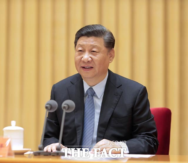 시진핑 중국 국가주석의 방북 소식을 긍정적인 해석으로 보는 이들도 있다. /신화·뉴시스