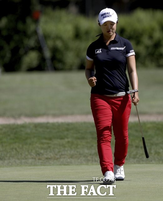 올 시즌 2승이자 통산 9승을 거둔 빨간 바지 마술사 김세영./실베이니아(미 오하이오주)=AP. 뉴시스