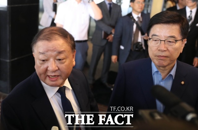 1일 국회 방일단과 일본 자민당 간사장과 회동이 무산되자 우리 측 의원들은 강한 유감을 표명했다. /뉴시스