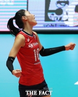  한국 여자배구, 안방서 일본에 역전패…대회 첫 우승 목표 좌절