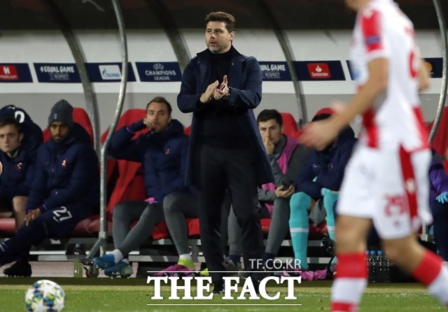 포체티노 토트넘 감독이 20일 시즌 도중 전격 경질되면서 손흥민의 거취에도 관심이 쏠리고 있다./AP.뉴시스