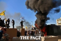  이라크 美대사관 인근 로켓 2발 떨어져