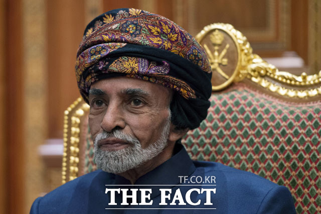 중동 지역에서 가장 오래 왕좌를 지켰던 오만의 국왕(술탄) 카부스 빈 사이드 알 사이드가 79세로 별세했다. /AP.뉴시스