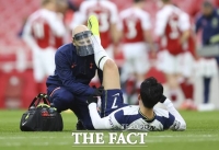  '아뿔싸, 손흥민 부상 아웃' 토트넘, 아스널에 1-2 역전패