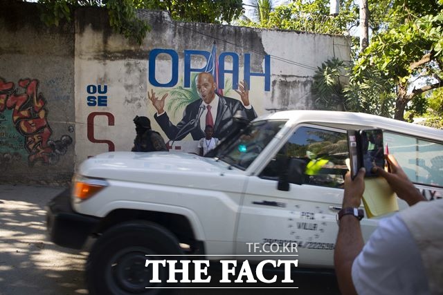 조브넬 모이즈 아이티 대통령 암살 당시 총상을 입었던 영부인 마르틴 모이즈 여사의 육성이 사건 사흘 만에 처음 공개됐다. /AP.뉴시스