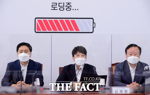 이준석 국민의힘 대표는 이동재 전 기사 무죄 판결에 대해 여권 정치인들은 반성해야 한다고 지적했다. /국회사진취재단