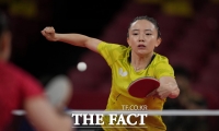  '여자 탁구' 전지희, 8강에서 아쉬운 패배 '금빛 도전 좌절' [TF사진관]