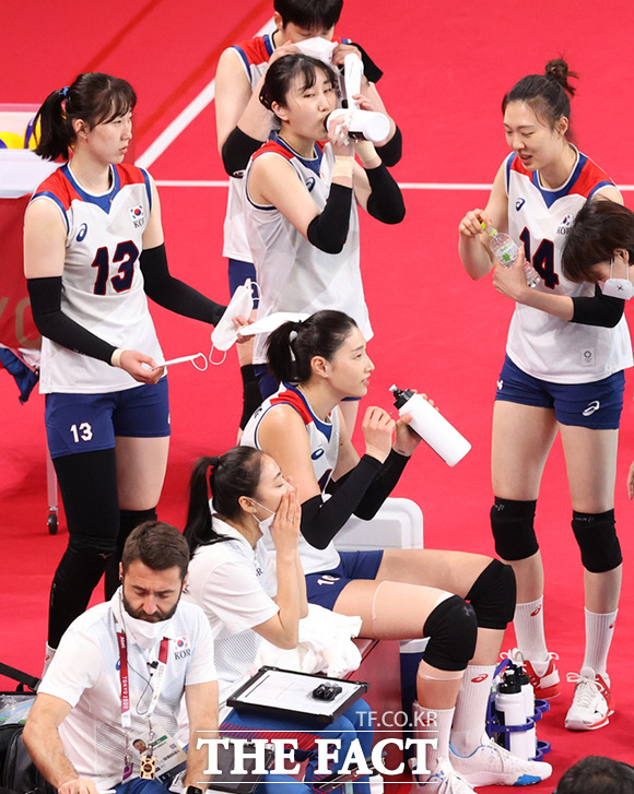 8강전 대비 숨고르기에 들어간 한국. /도쿄=뉴시스